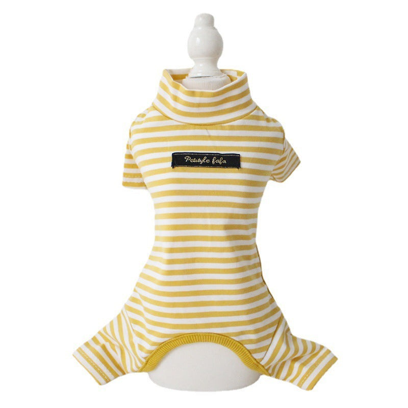 Cotton Eight-color Striped Pet Leggings