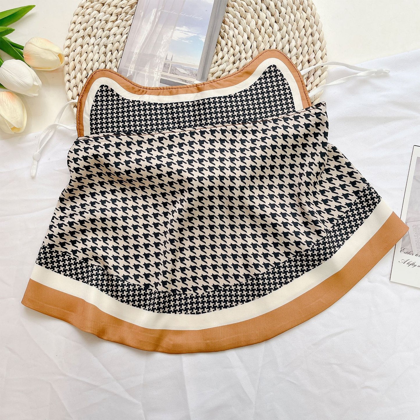 Female Printed Breathable Eye Corner Protection Summer Sunscreen Mask