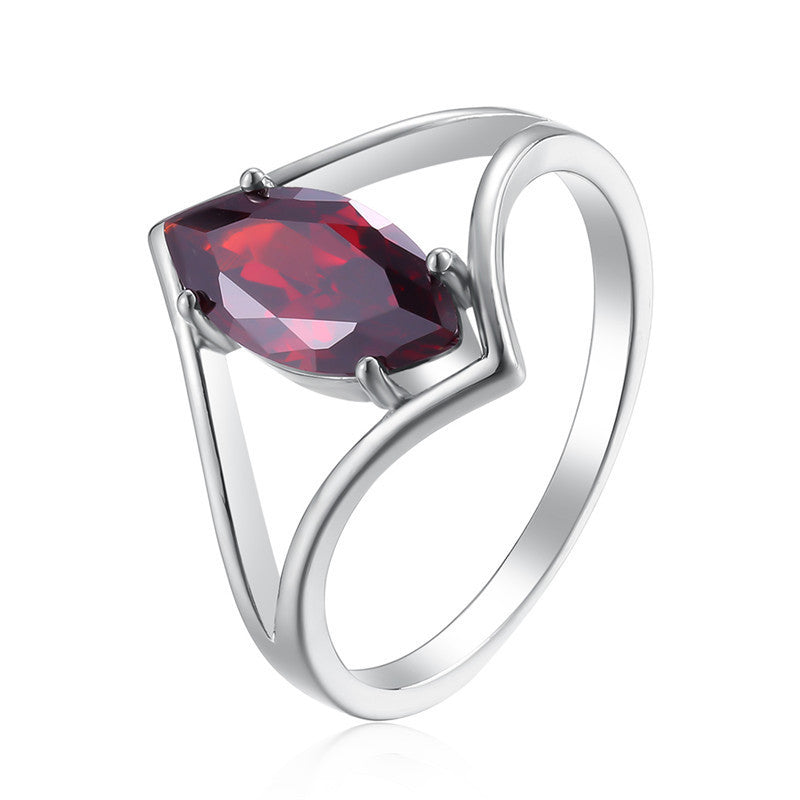 Personalized Ling-shaped Zircon Ring For Women