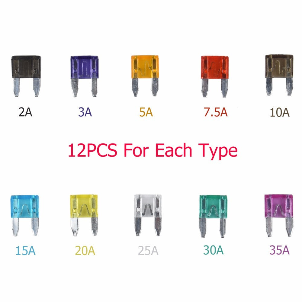 120pcs small car fuse