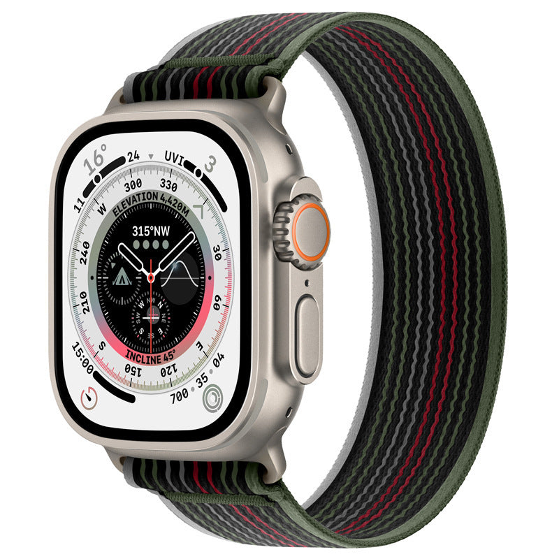 Wild Diameter Single Ring Strap Integrated Nylon Watchband