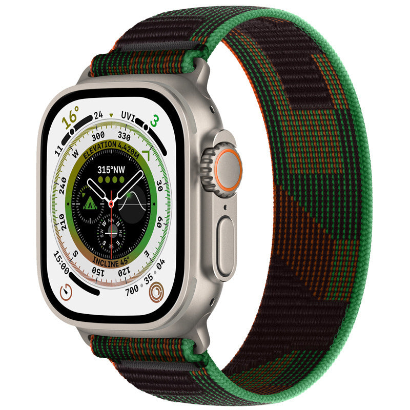 Wild Diameter Single Ring Strap Integrated Nylon Watchband