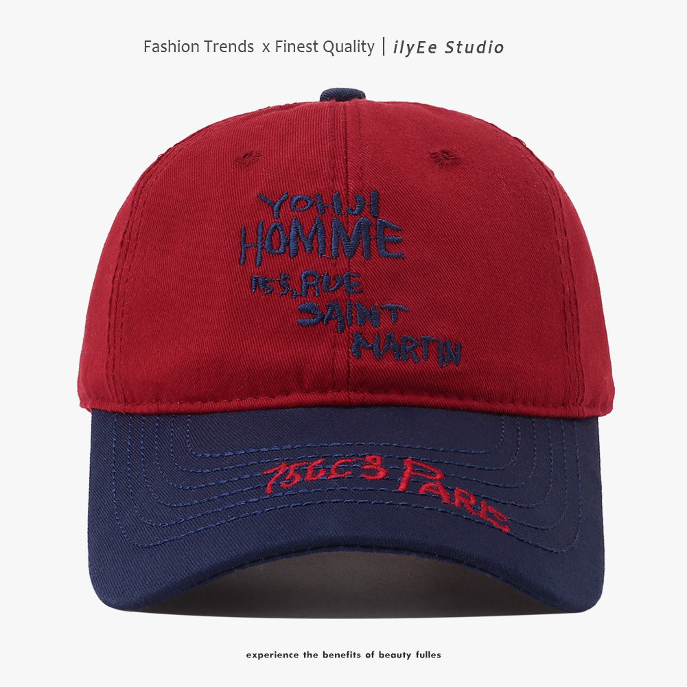 Big Head Circumference Peaked Cap Fashion Trendy Baseball Cap For Men