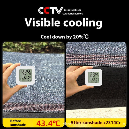 Agricultural Greenhouse Courtyard Sunshade Vegetable Insulation Black Sunshade Net