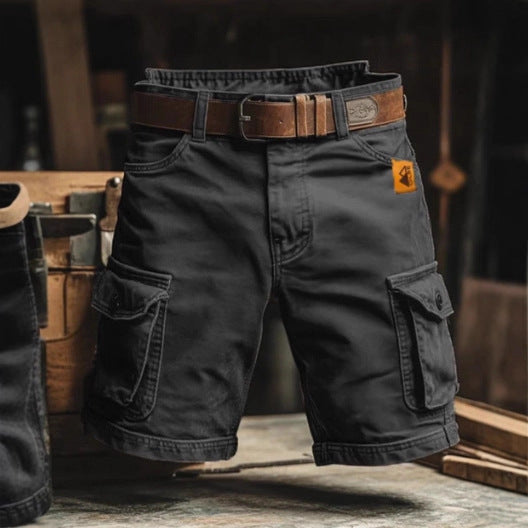 European And American Digital Printing Stylish Shorts Without Belt