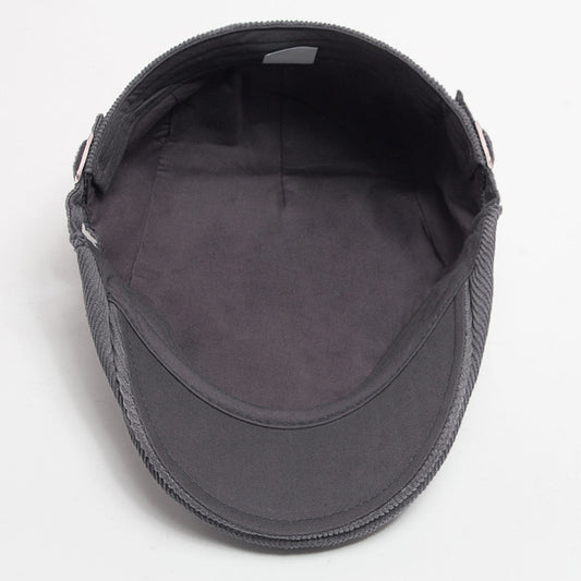 Autumn And Winter Corduroy With Two Hats