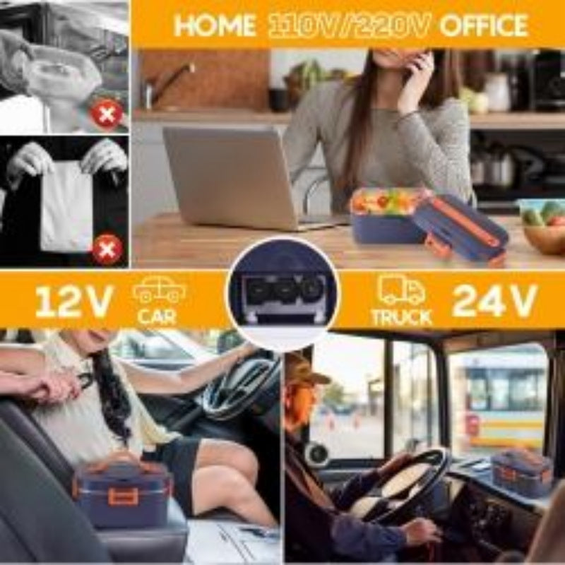 Electric Heating 1.8 Liter Lunch Box For Work, Car And Home