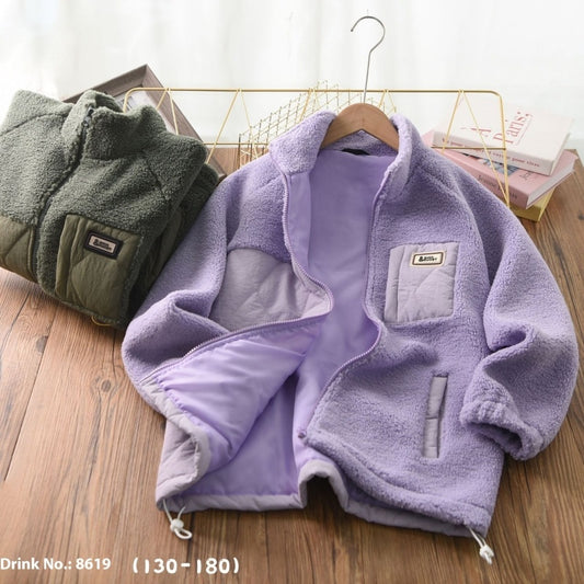 Zipper Hoodie Polar Fleece Thick Casual Jacket