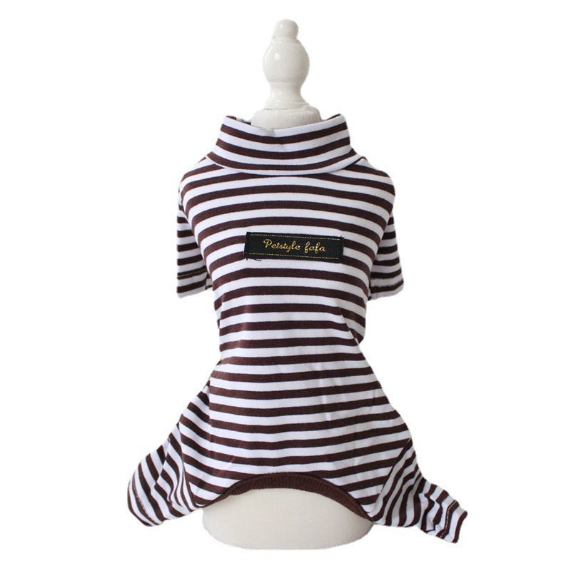 Cotton Eight-color Striped Pet Leggings