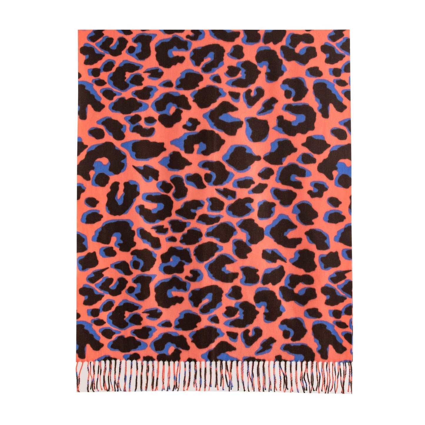 Fashionable All-match Retro Trendy Cross-border European And American Leopard Shawl Scarf Winter
