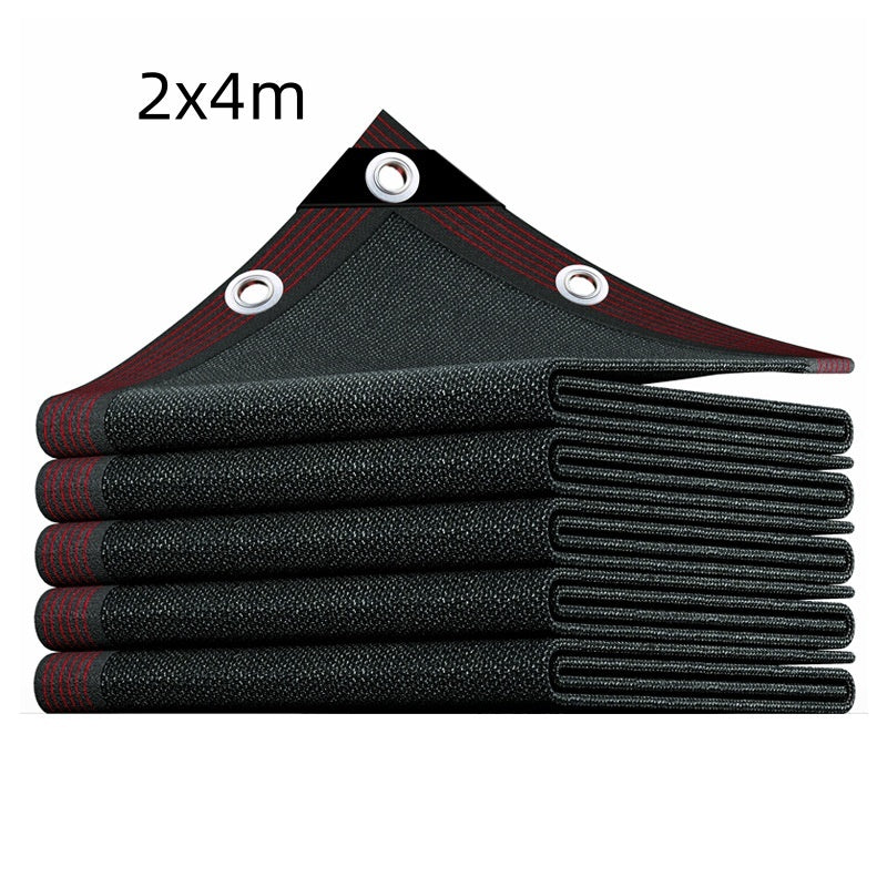 Agricultural Greenhouse Courtyard Sunshade Vegetable Insulation Black Sunshade Net