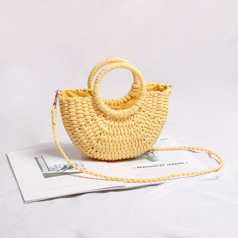 Seaside Vacation Beach Mini Straw Bag