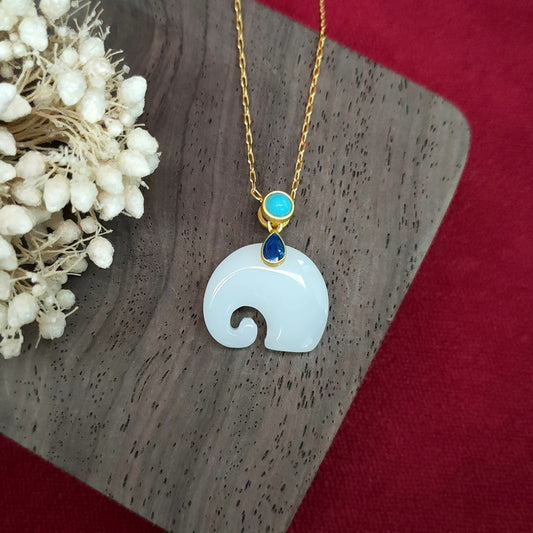Fortune Lucky Elephant Necklace