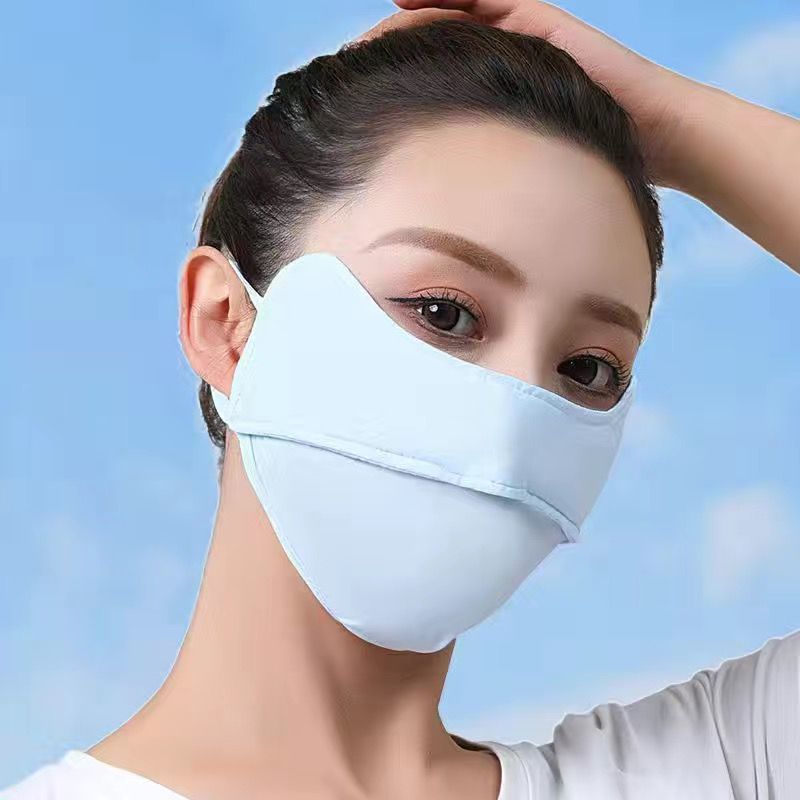 Ice Silk Sunscreen Mask UV Protection