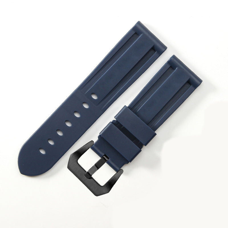 Waterproof Rubber Pin Buckle Silicone Watch Strap