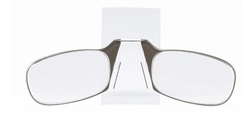 Unisex Legless Nose Clip Elderly Sticky Mobile Phone Portable Ultra-thin Glasses Case