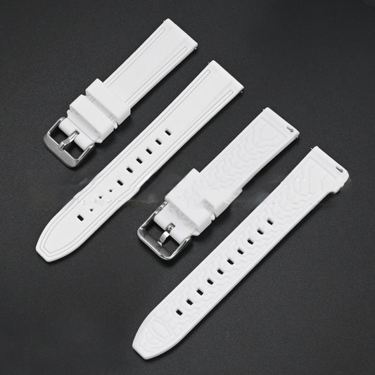 All-match 20mm Mercury Moon Two-color Silicone Strap