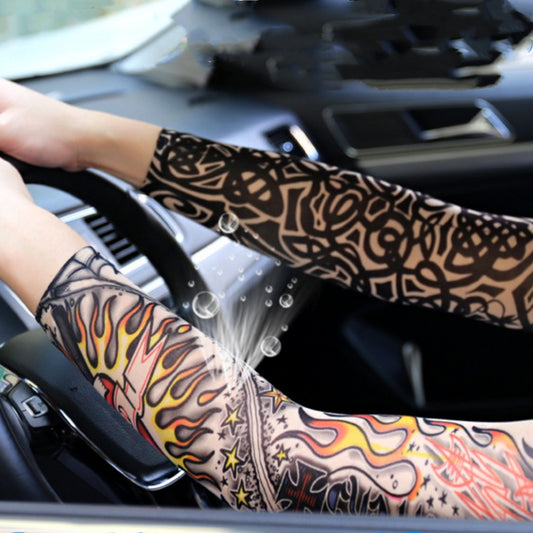 6-piece Combination Seamless Riding Tattoo Sun Protection Oversleeve