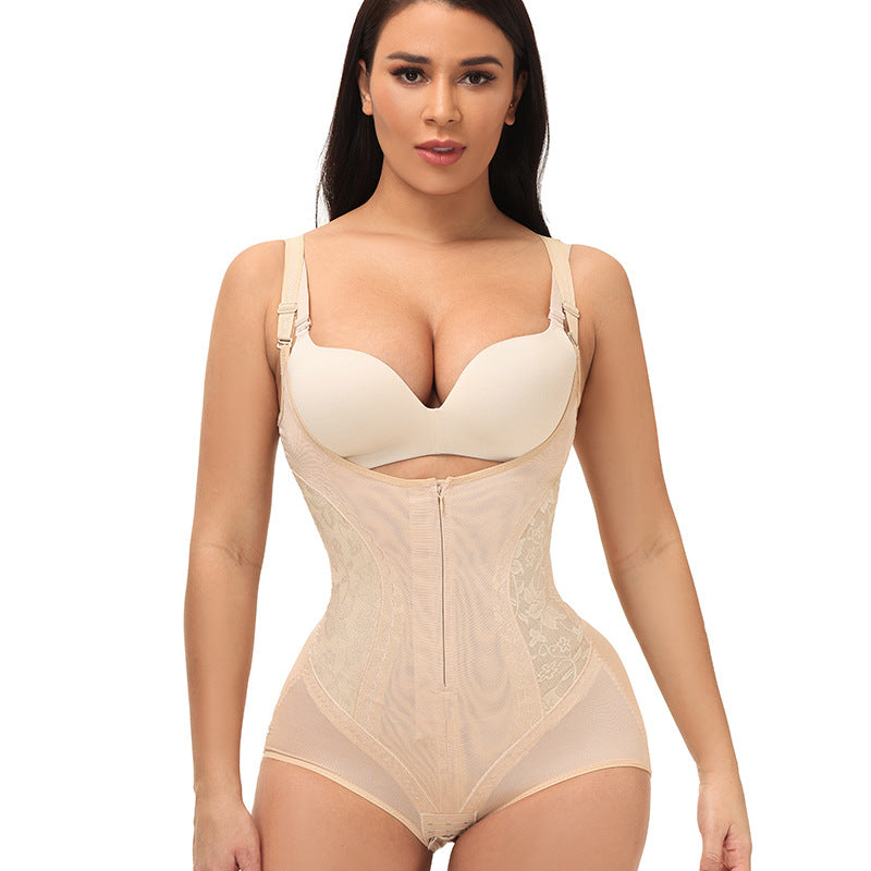One-piece Corset Abdominal-shaping Hip-lifting Girdling Postpartum