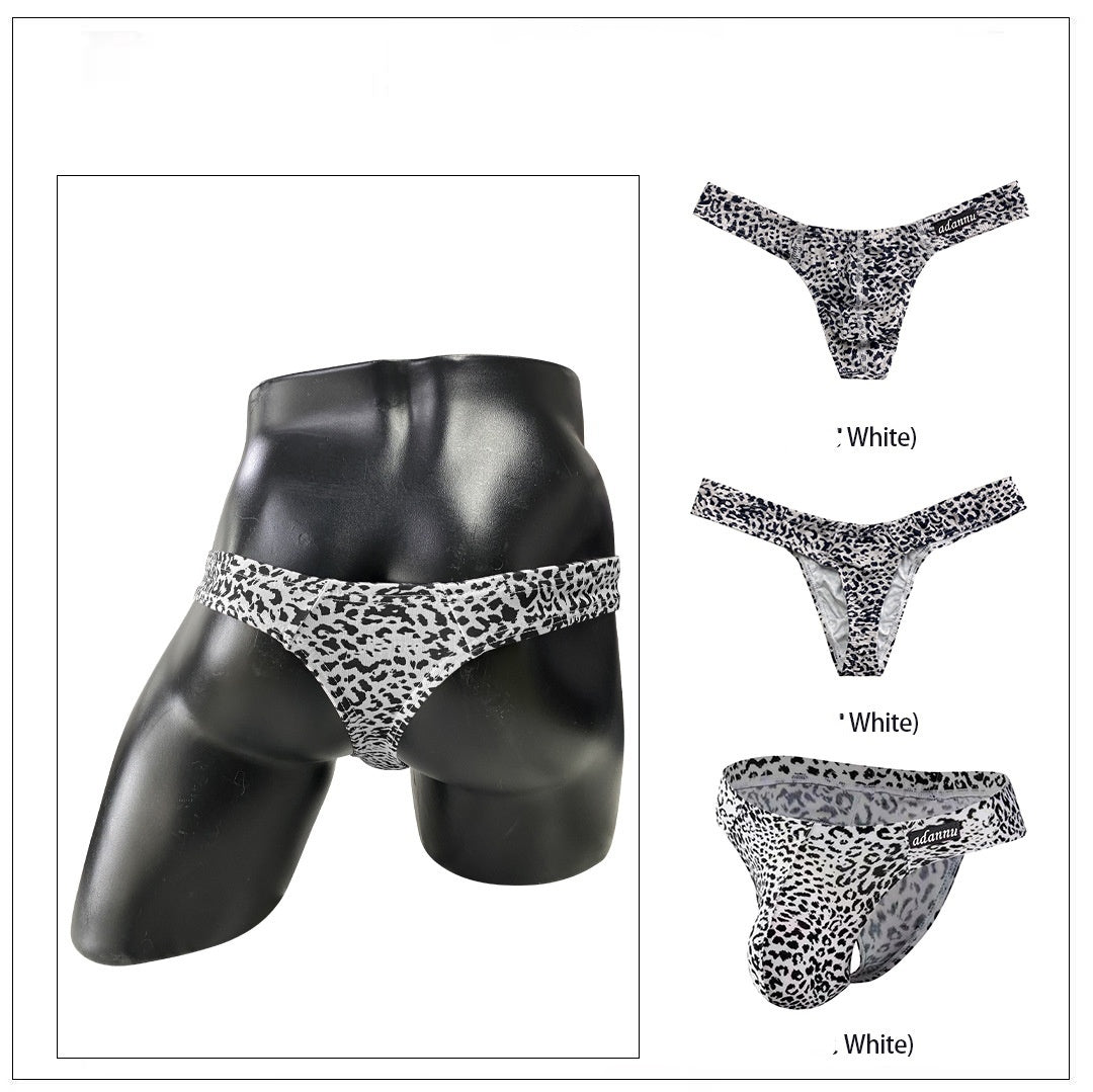 Leopard Print Briefs Couple's Same Sexy Low Waist