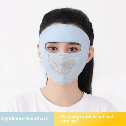 Ice Silk Sunscreen Mask UV Protection