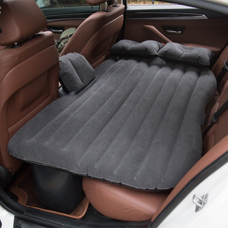 Inflatable Car Mattress with Pump | Back Seat Travel Bed