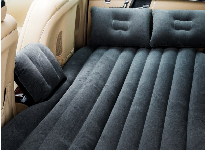 Inflatable Car Mattress with Pump | Back Seat Travel Bed