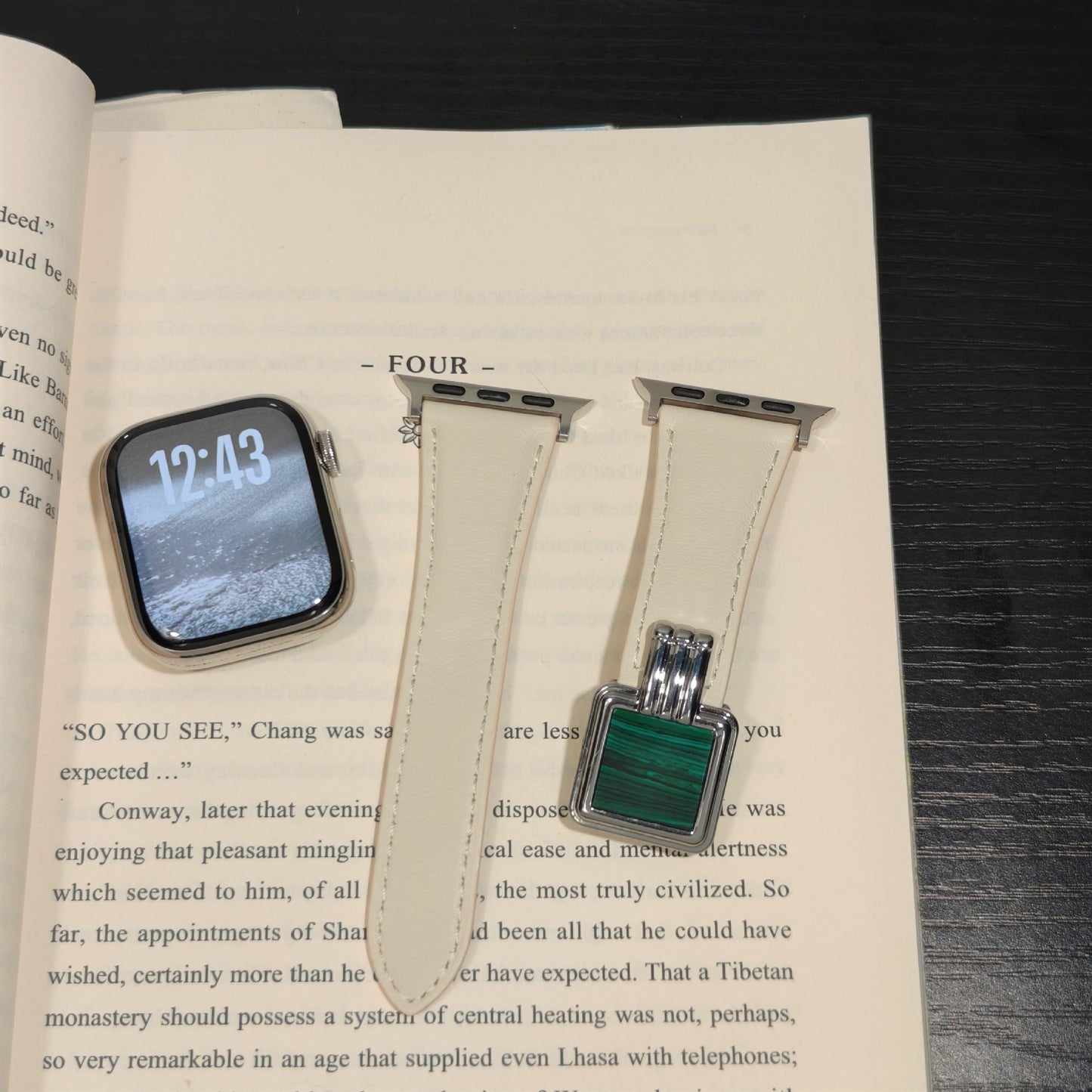 Suitable For Watch Wristband Leather Strap