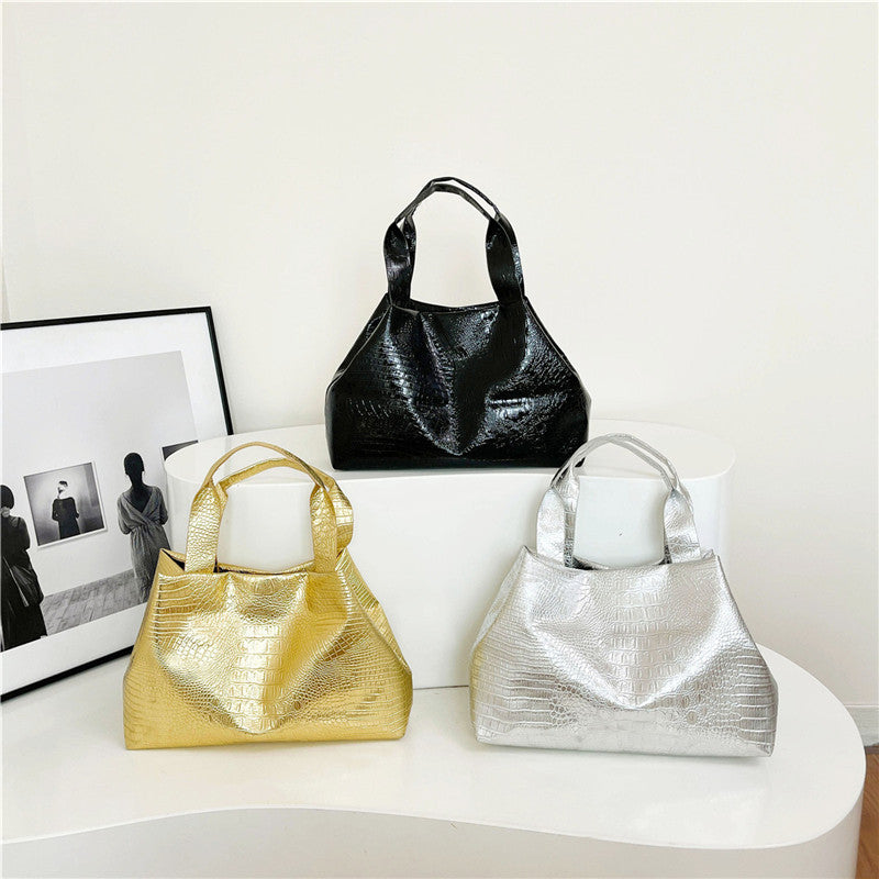 Advanced Texture Alligator Printed Handbag For Women