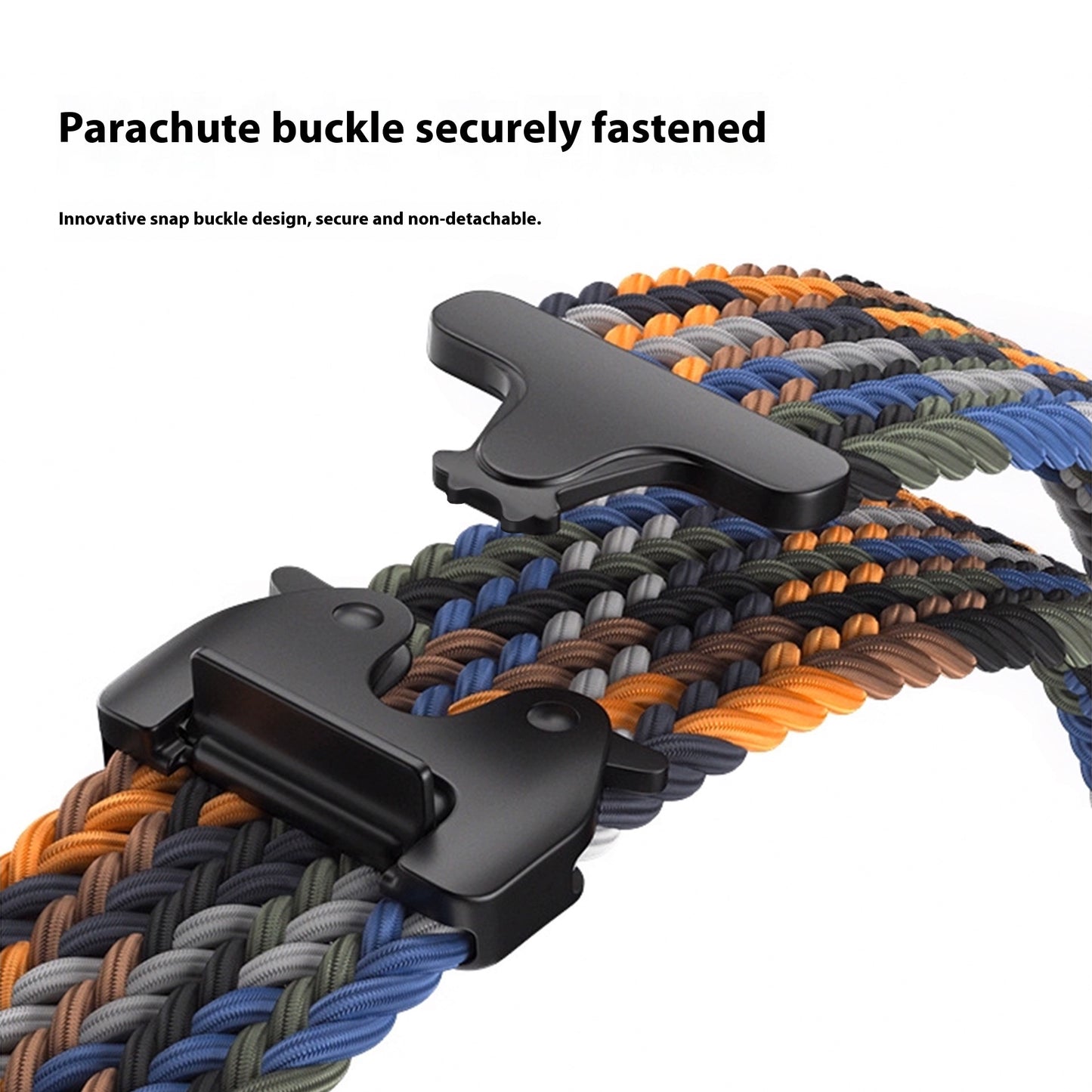 Elastic Umbrella Buckle Woven Watch Band