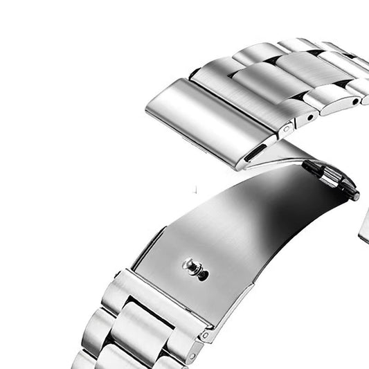 Three Beads Stainless Steel Strap Solid Metal