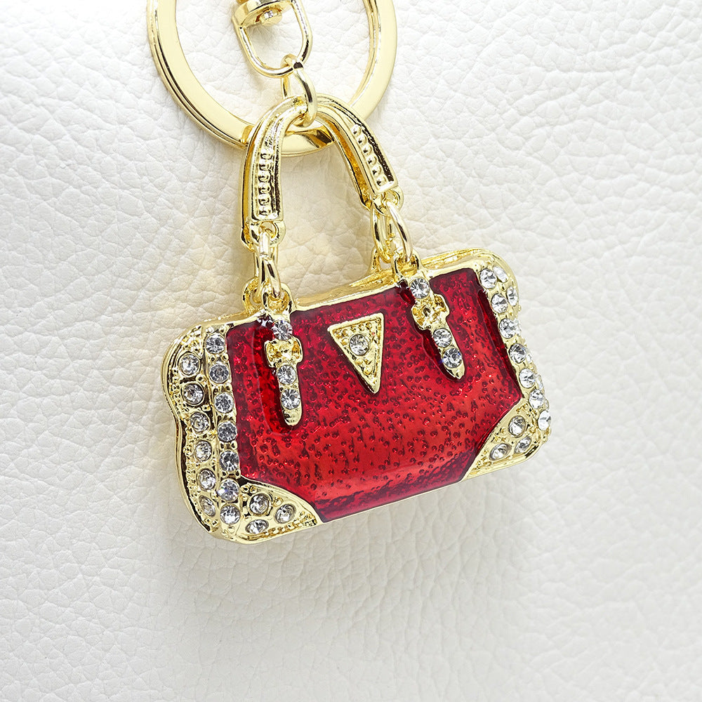 Pendant Environmental Protection Alloy Diamond Color Enamel Cloud Pattern