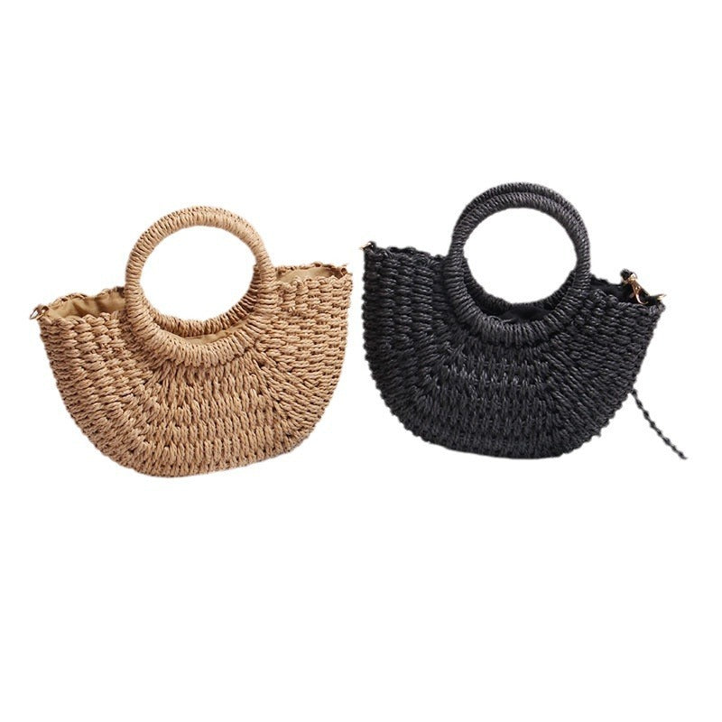 Seaside Vacation Beach Mini Straw Bag