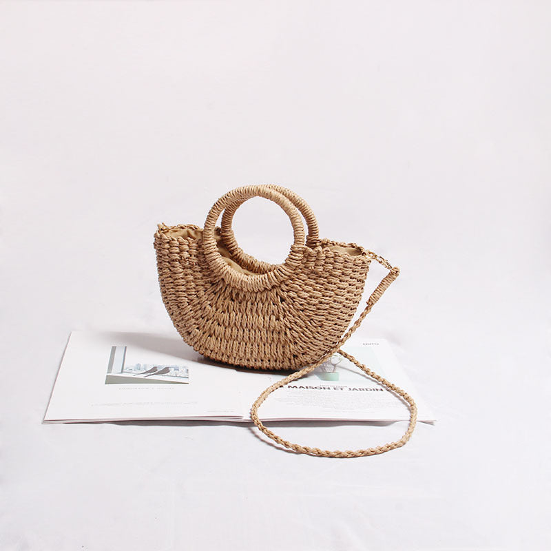 Seaside Vacation Beach Mini Straw Bag