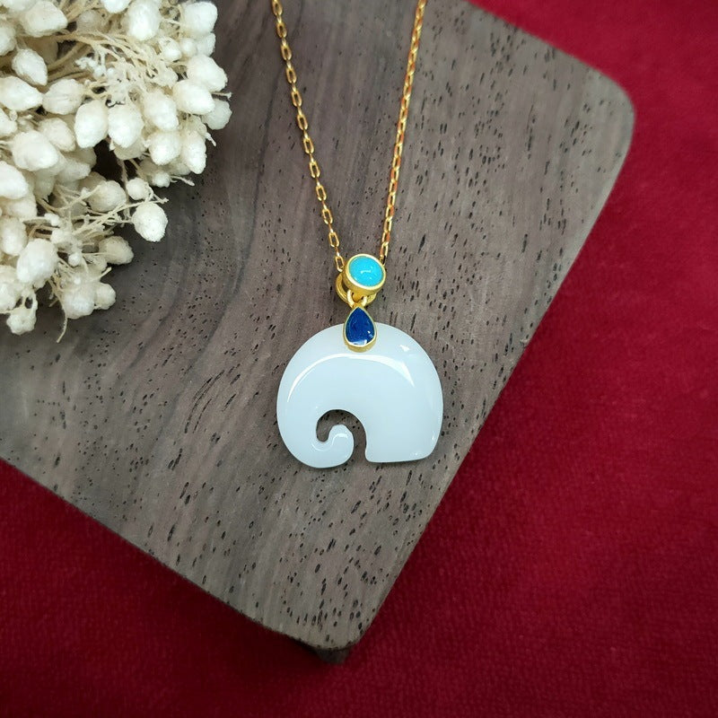 Fortune Lucky Elephant Necklace