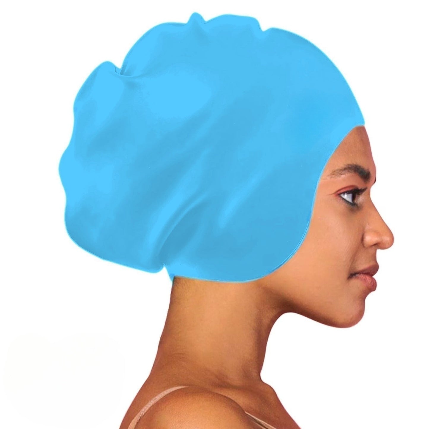 Silicone Swimming Cap Adult Hair Care Women's Oversized