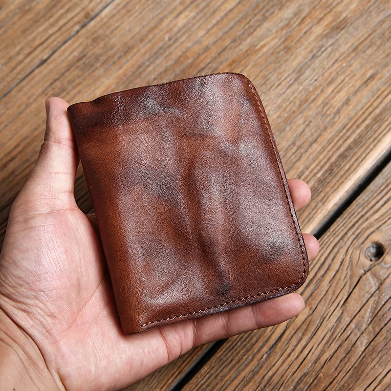 Men's Short Retro Business Simplicity Niche Vertical Wallet