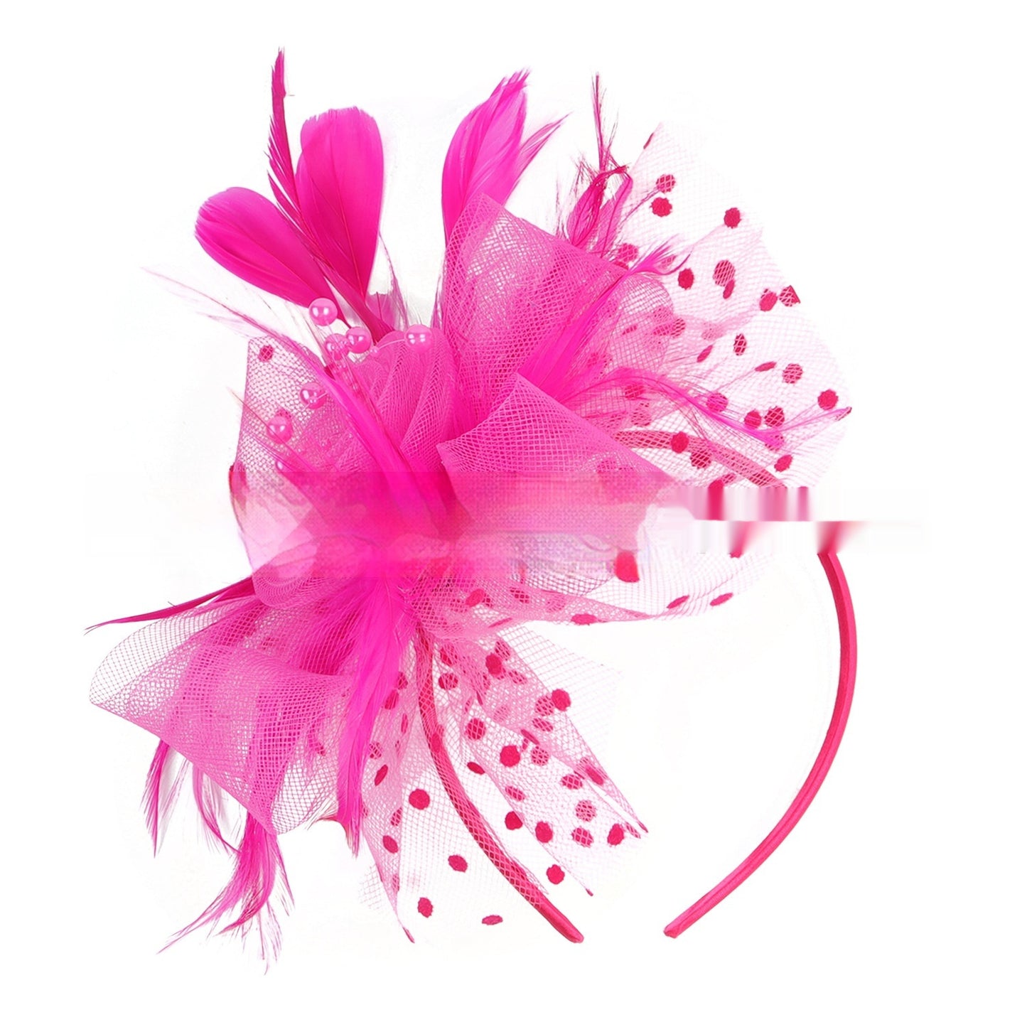 Headwear Bridal Hair Accessories Mesh Billycock Headband