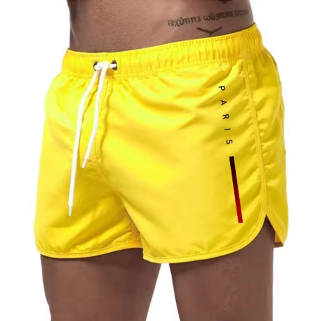 Men's Multi-color Loose Printed Running Beach Shorts