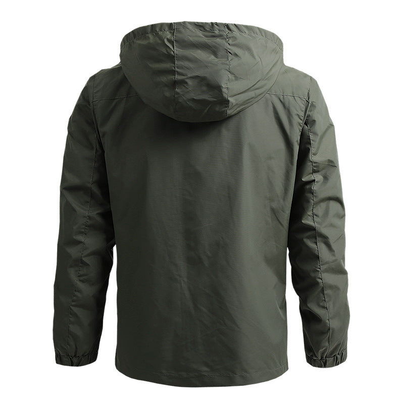 Mountaineering Shell Jacket Windcheater Outdoor Sports Jacket Men's Clothing