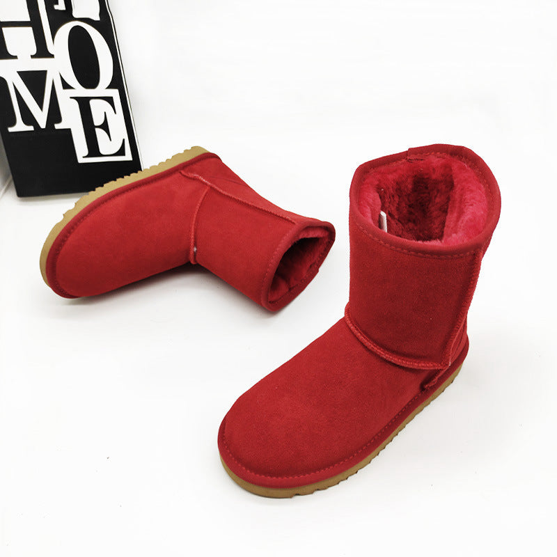 Personalized Mid-calf Length Snow Boots