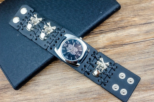 Men's Motorcycle Party Ghost Head Quartz Watch Fashion