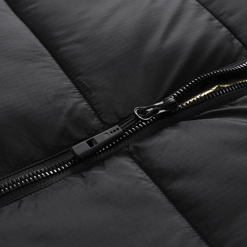 Smart Heating DC Warm Two-color Heating Constant Temperature Cotton-padded Coat