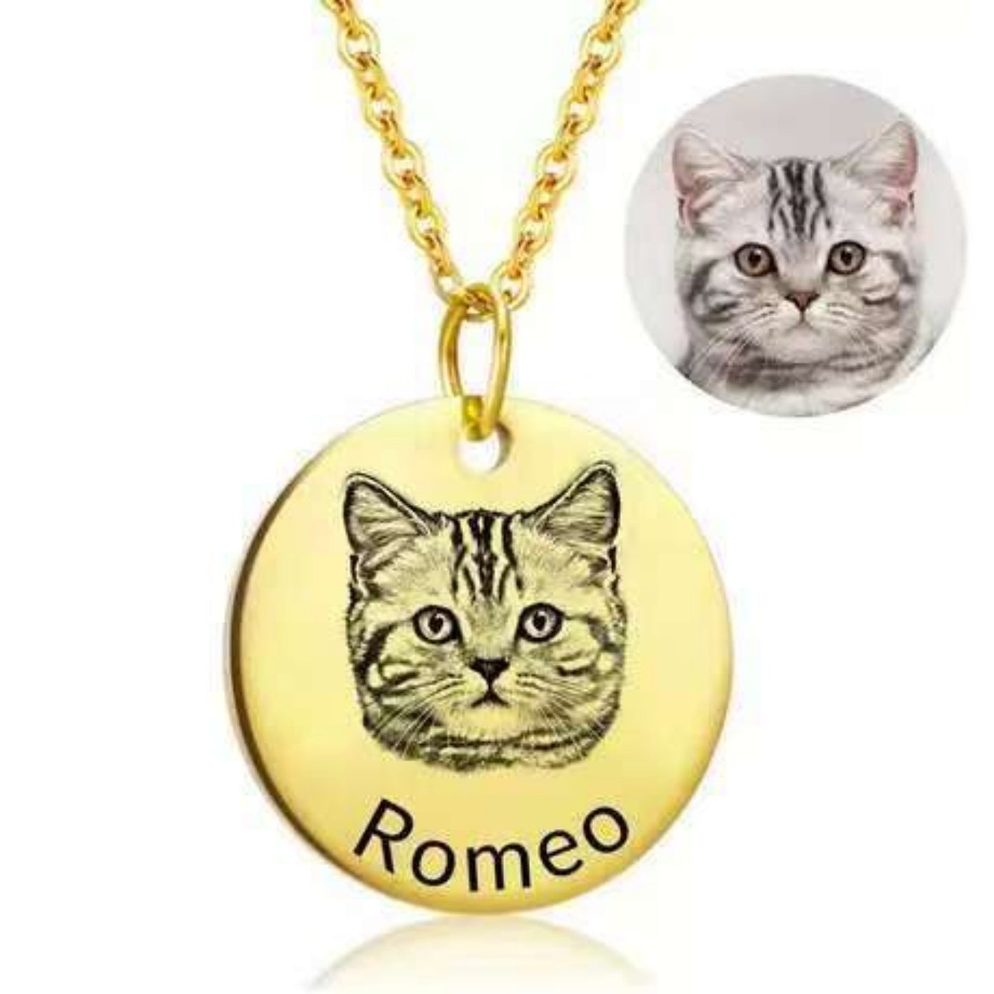 Personalized Laser Engraved Necklace With Engraved Characters And Graphics