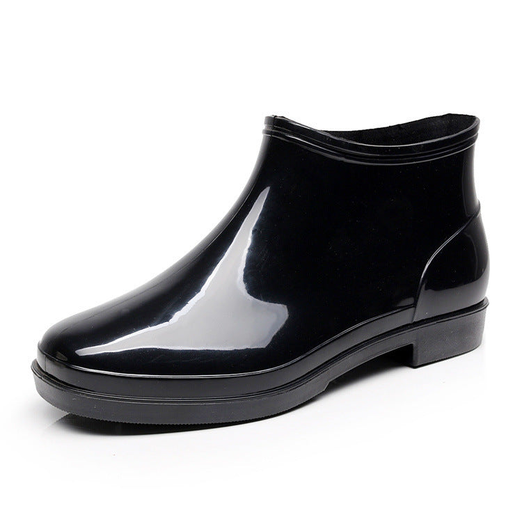 Men's Short Tube Plus Size Low-top Non-slip Rain Boots