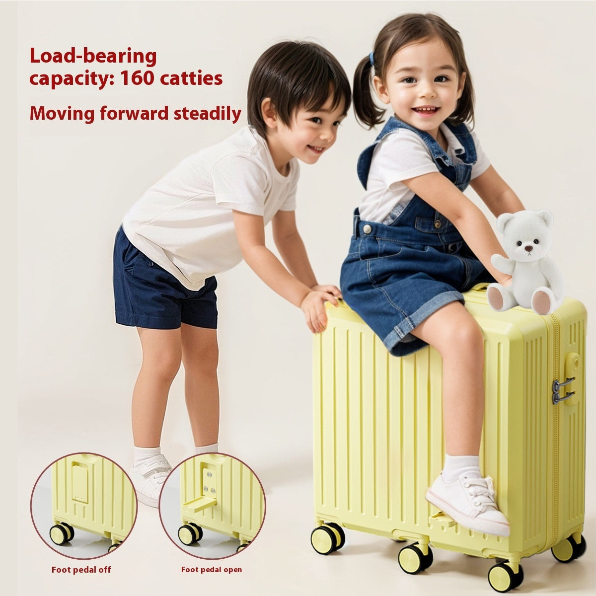 Fashion Personality Small Sitting Trolley Case