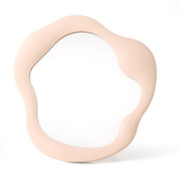 Simple Special-shaped Living Room Cosmetic Mirror Desktop Plastic