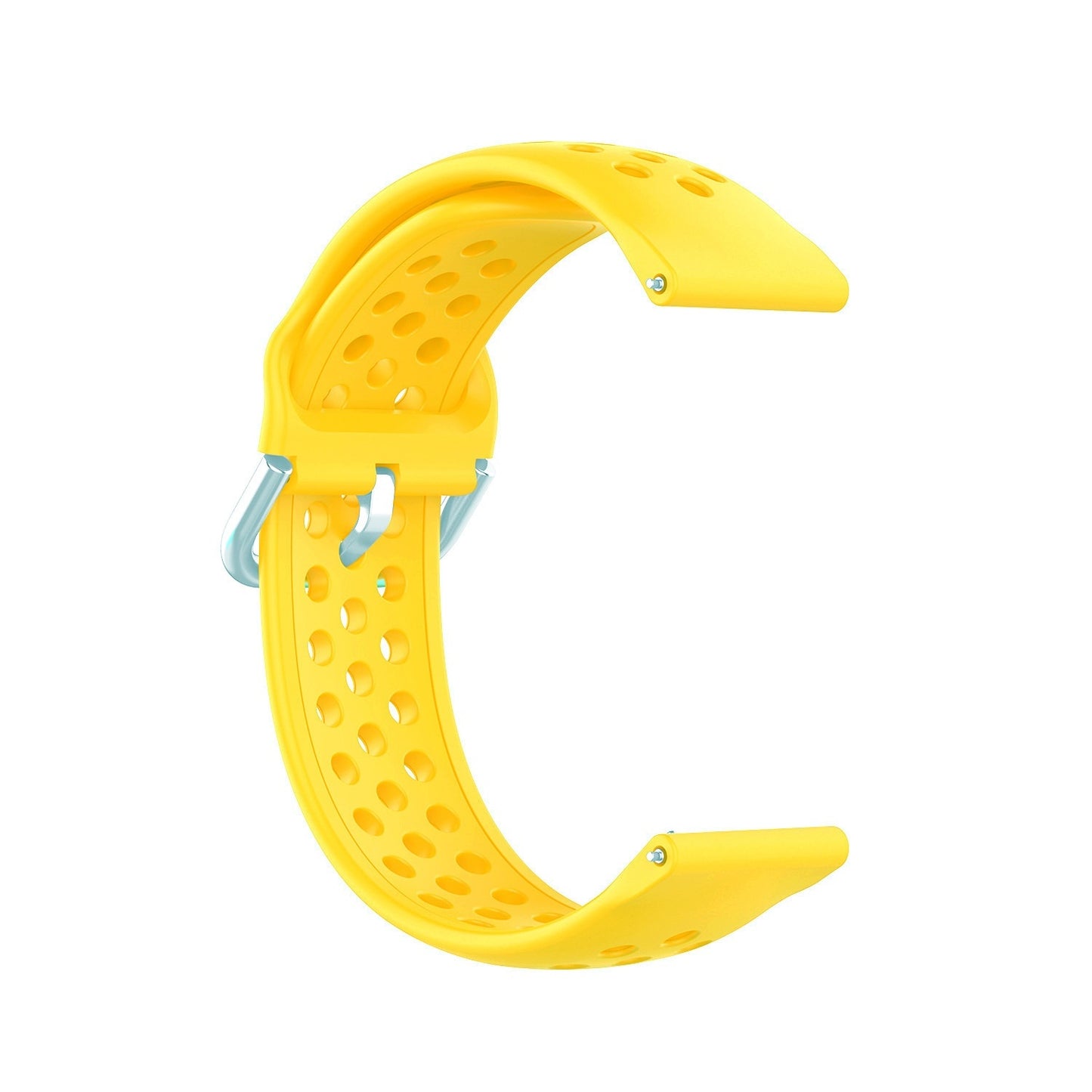 Silicone Watch Strap Porous Straight Buckle