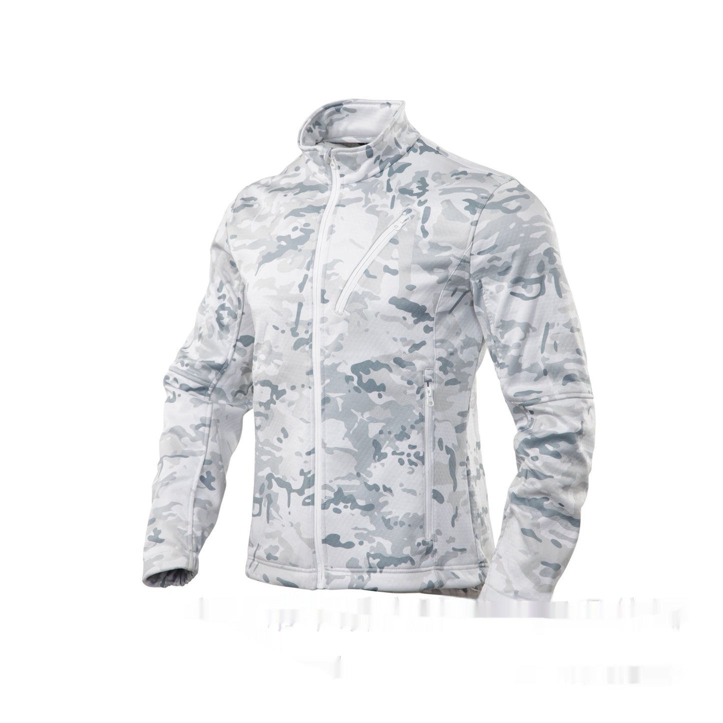 Camouflage Fleece Coat Outdoor Keep Warm Windproof Combat Clothes Men's