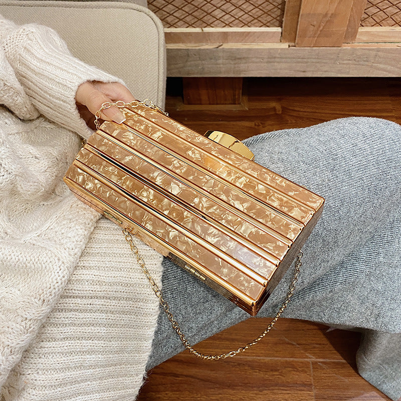 Women's High-end Patch Acrylic Evening Bag